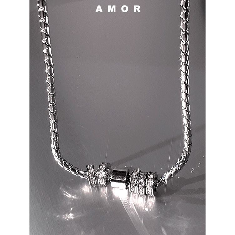 Mặt dây chuyền kim cương vòng cổ thời trang nữ nam