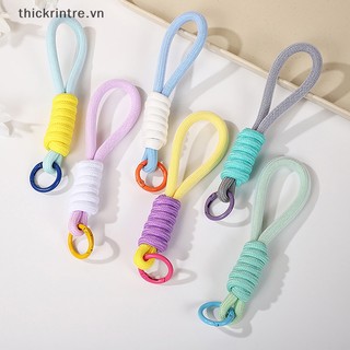 Thi mesh lanyard huỳnh quang dây bện hộp đựng điện thoại dây treo keychain túi mặt dây chuyền keychain vn