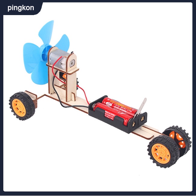 Tdg xe điện gió bằng gỗ tự làm bộ điện tử thí nghiệm khoa học lắp ráp sáng tạo mô hình hỗ trợ giảng dạy bộ dụng cụ giáo dục