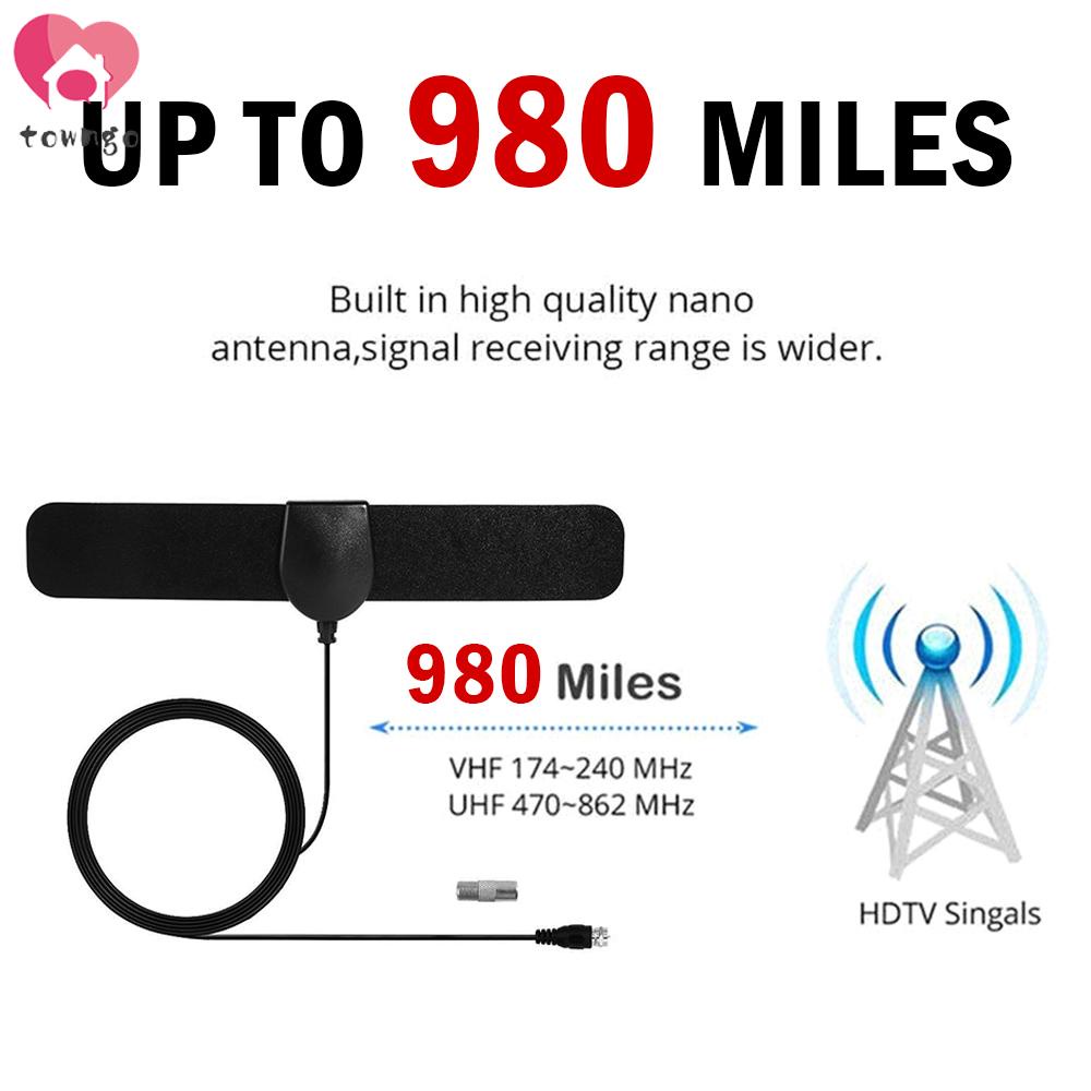 Ăng Ten Kỹ Thuật Số Trong Nhà 980 Dặm 1080P HD Skywire 4K Và Phụ Kiện