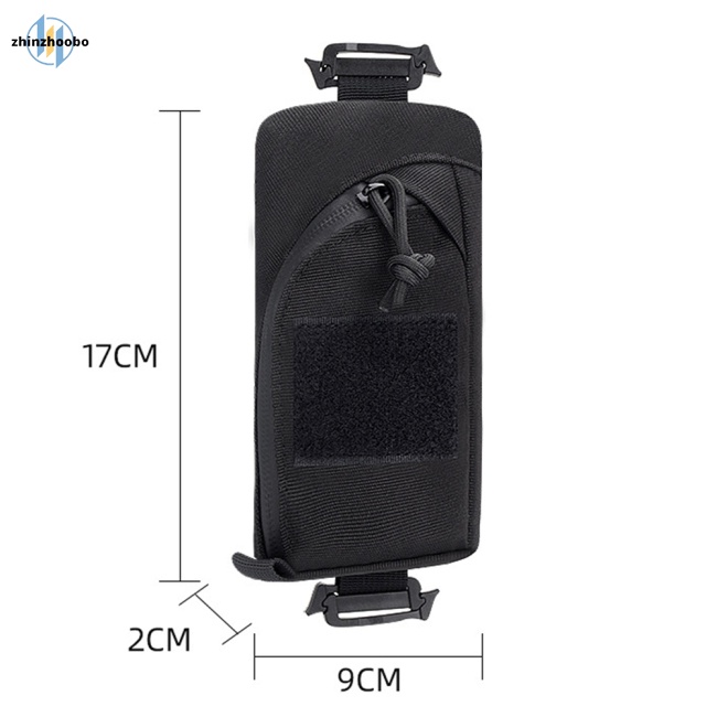 Zhin tactical molle pouch shoulder strap pack 900d oxford cloth edc tool bag hunting accessory pouch for outdoor sports