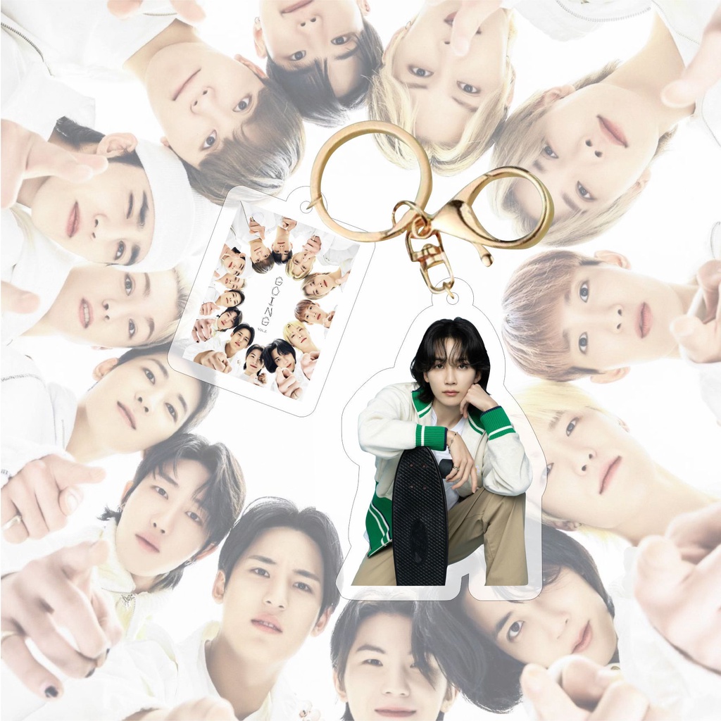 Kpop seventeen album mới acrylic keychain bag phụ kiện quyến rũ