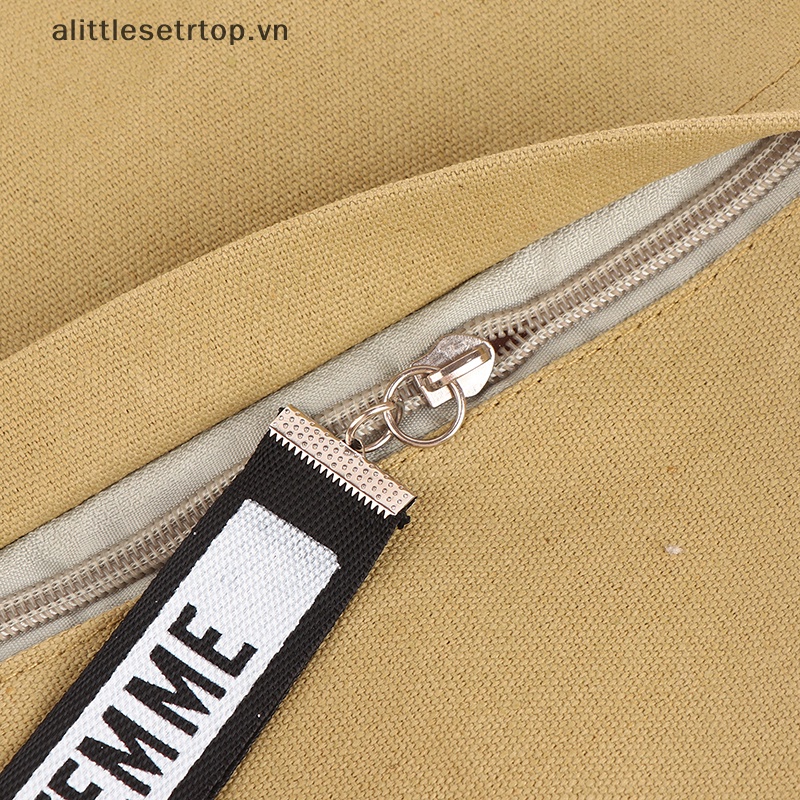 Alittlesetrtop 1pc ba lô dây rút vải thời trang trường học tập thể dục túi dây rút dây thường knapsack school back pack cho thanh thiếu niên.