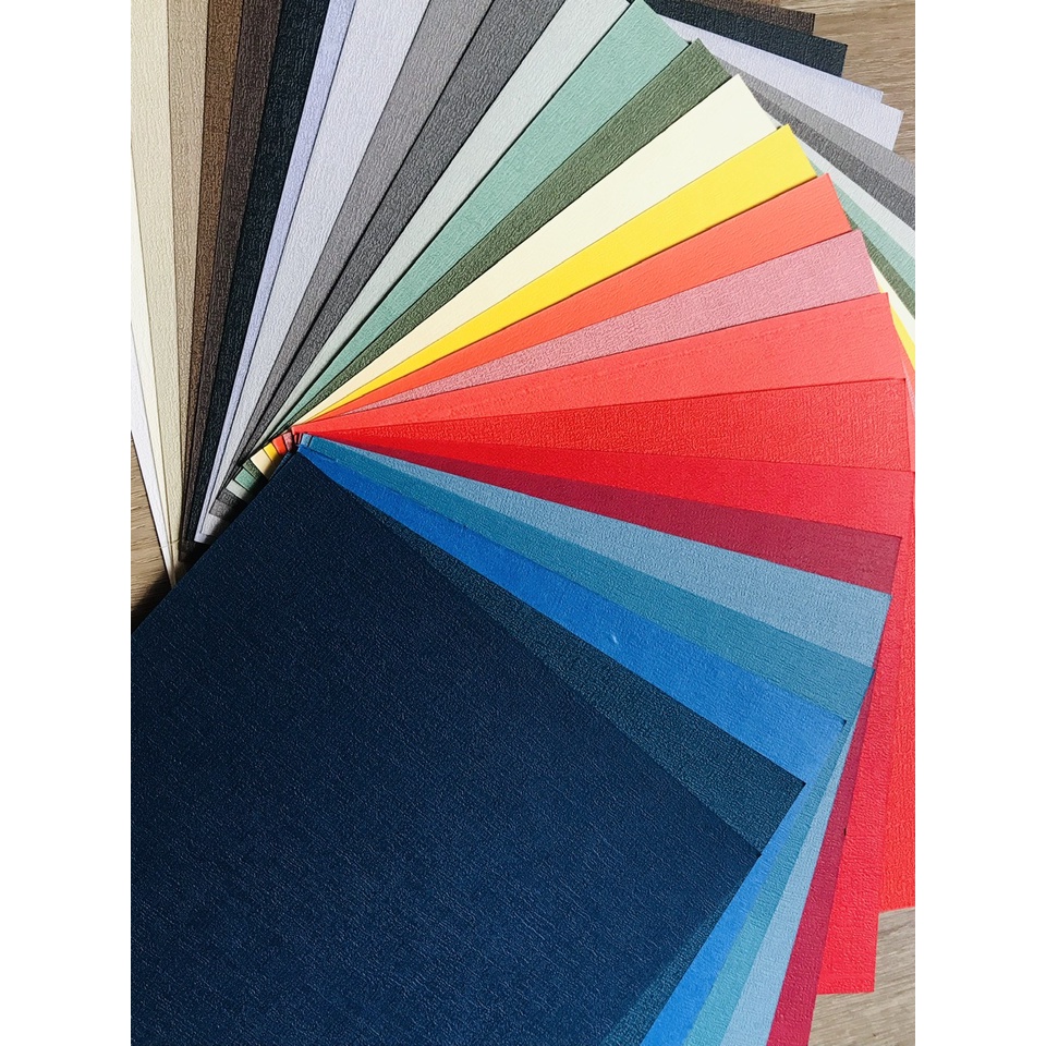 GIẤY MỸ THUẬT VÂN TƯỜNG NỔI DÀY 270gsm SIÊU ĐẸP LÀM THIỆP/CRAPBOOK T.CRAFT HOUSE
