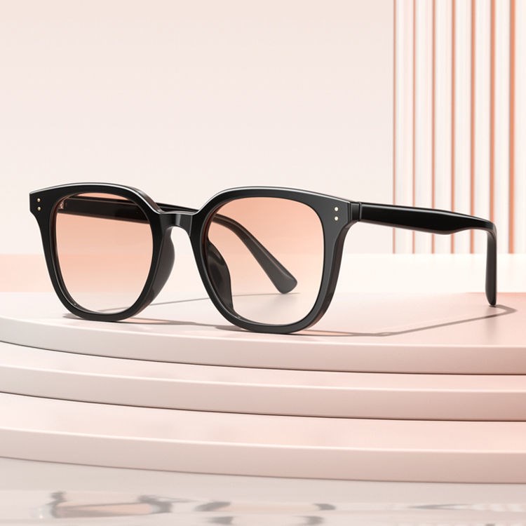 Kính Mát Gọng Vuông Chống Tia uv400 Màu Nâu gradient Thời Trang Cho Nam Và Nữ