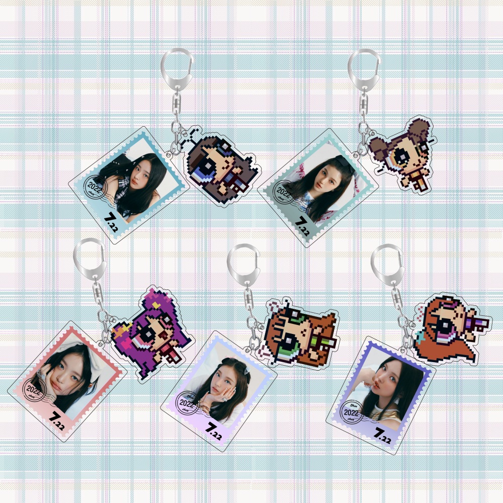 Kpop newjeans danielle haerin hanni keychain bag mặt dây chuyền