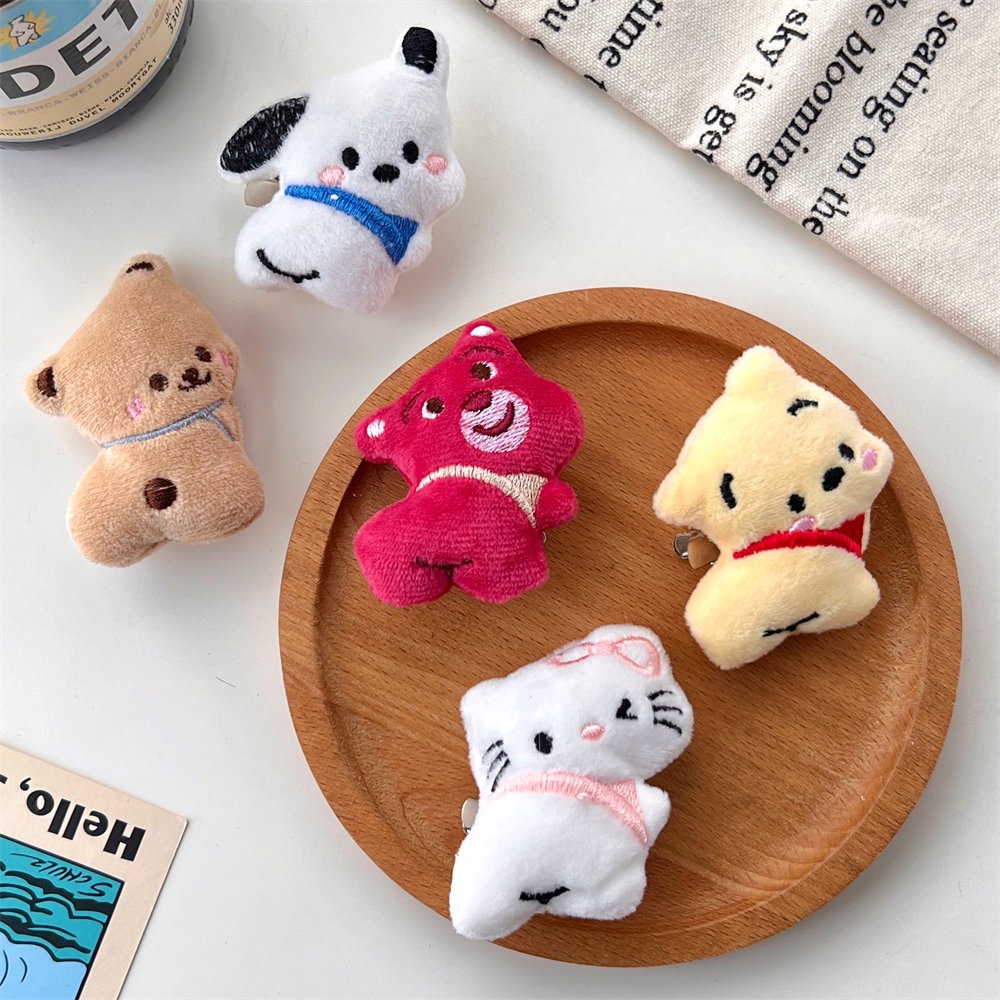 Dễ Thương Kẹp Tóc Hình Thú Nhồi Bông Đáng Yêu