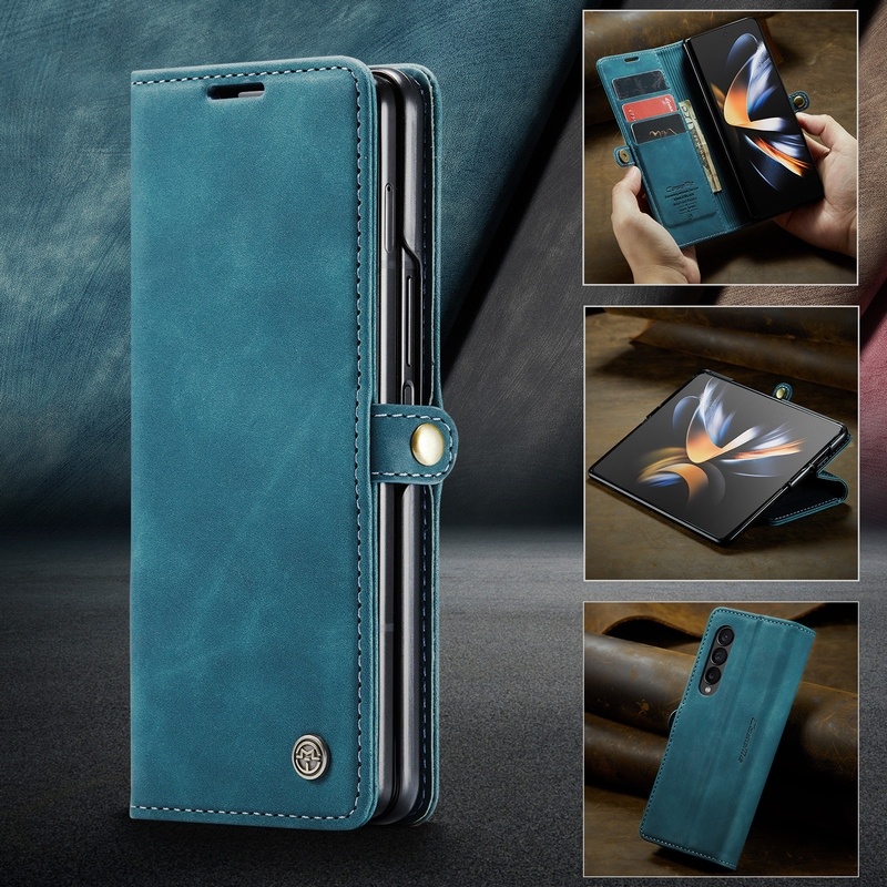 Bao da cho samsung galaxy z fold 5 bao da ví sang trọng chống sốc hộp đựng sách kinh doanh cho samsung z fold 4