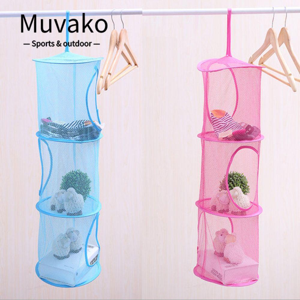 Túi phơi quần áo/đồ dùng MUVAKO treo tường thoáng khí cho phòng tắm