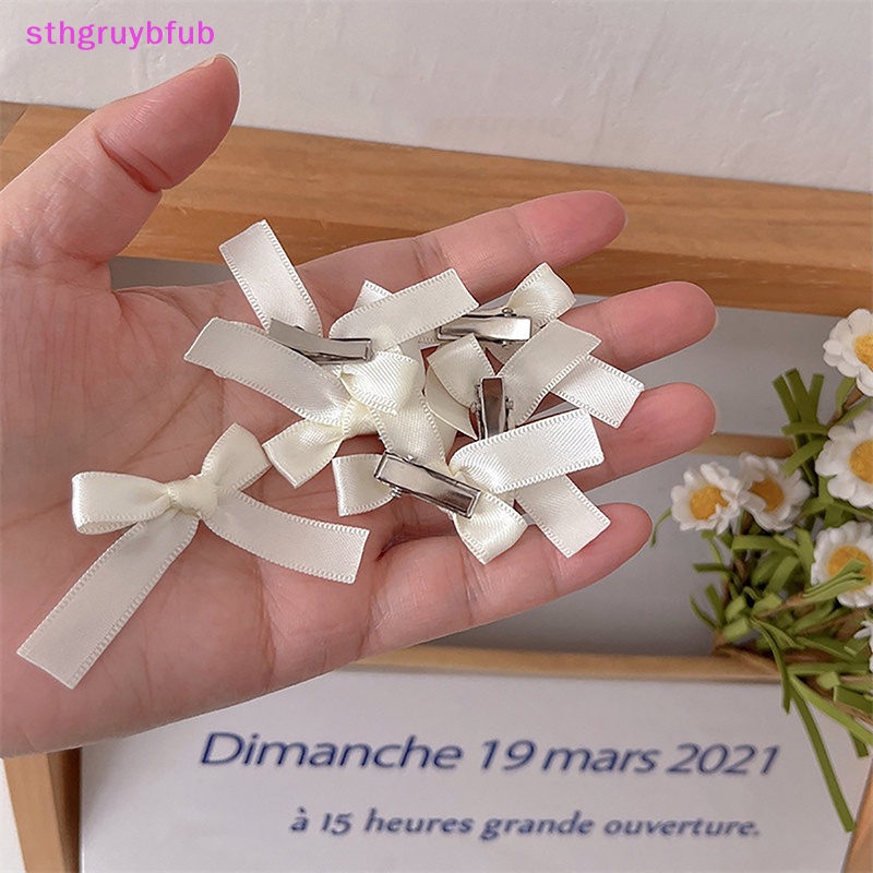 Sthb 5 cái / bộ kẹp tóc nơ nhỏ cho bé gái mùa hè dễ thương ngọt ngào tóc mái kẹp mini nơ cài tóc mũ nón phụ kiện tóc cho trẻ em vn