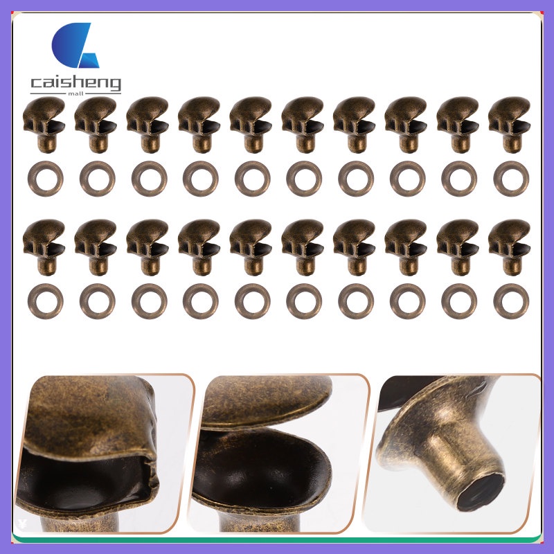 20 cái kim loại dây giày móc đinh tán móc da giày bốt dây khóa tự làm nút khóa du lịch caisheng.vn