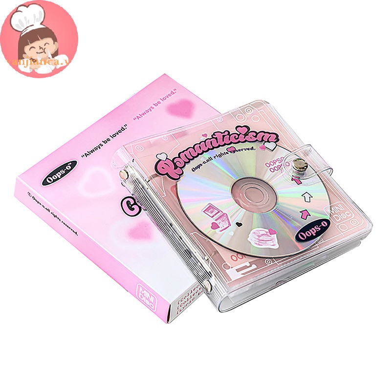 Yanca vintage cd kpop photocards thu thập sách binder a7 máy tính xách tay bìa nhật ký chương trình nghị sự văn phòng phẩm loose-leaf creative photo album vn