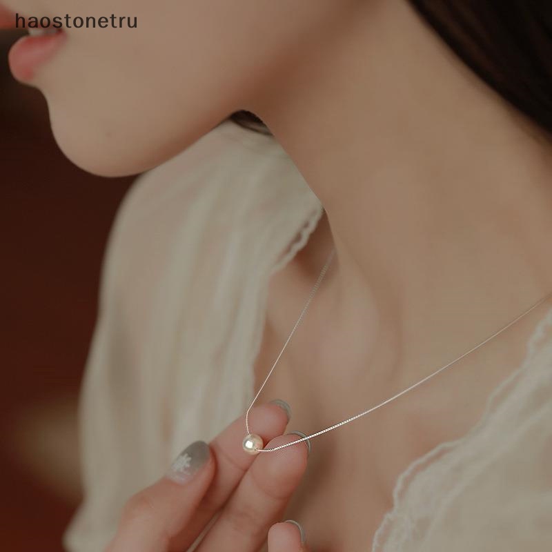 Ru phong cách hàn quốc ánh sáng thời trang ngọc trai mặt dây chuyền vòng cổ chuỗi xương đòn đơn giản cho phụ nữ trang sức cưới phụ kiện n