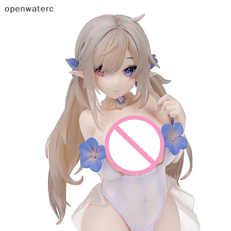 Openwaterc 24 cm sexy girl anime hình bfull fots nhật bản tinh khiết trắng elf hành động hình hentai hình pvc bộ sưu tập người lớn mô hình đồ chơi búp bê vn