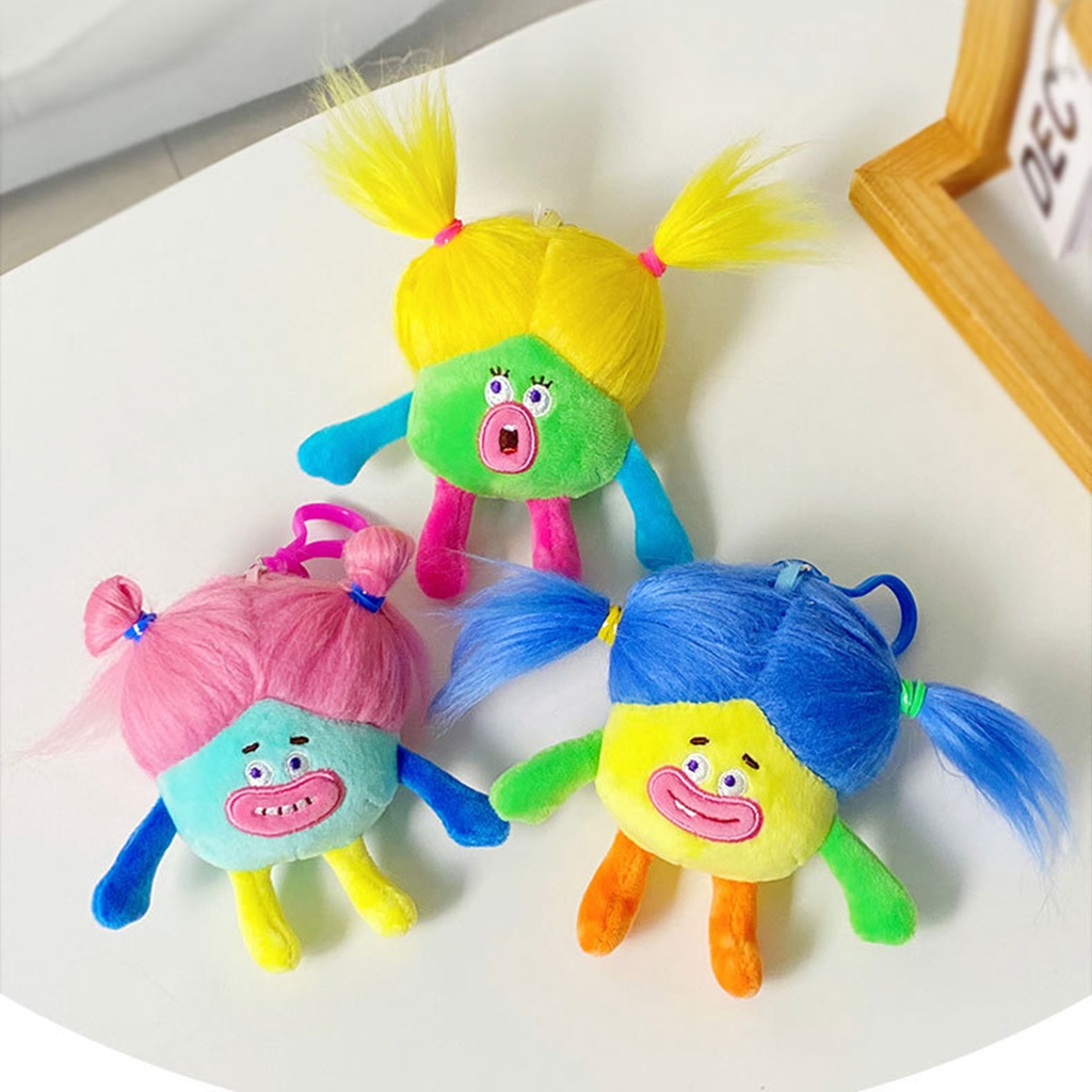 Dopamine doll keychain túi sinh viên mặt dây chuyền phim hoạt hình túi sang trọng mặt dây chuyền diy doll keychain gift