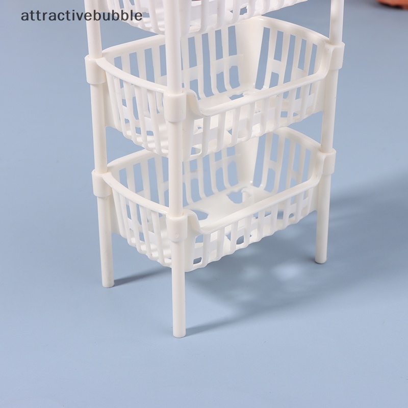 Atvn 1/12 dollhouse thức ăn nhỏ giỏ đựng trái cây búp bê nhà giỏ xếp chồng lên nhau phụ kiện trang trí nhà búp bê martijn