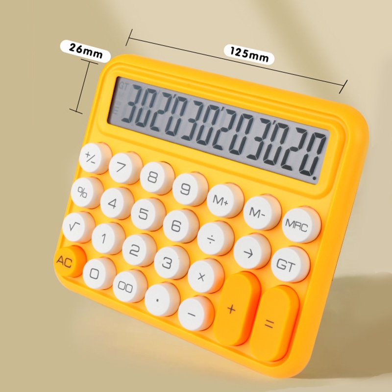 Máy Tính Để Bàn 10 / 12 Chữ Số Màu Kẹo Hoạt Hình