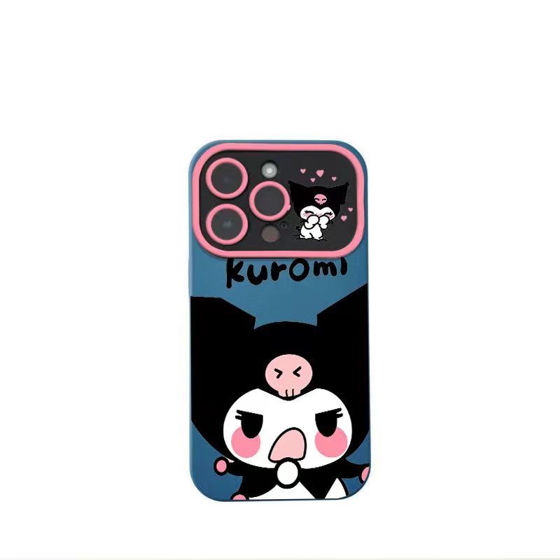 Phim hoạt hình hoạt hình kuromi cửa sổ phong cách mới thích hợp cho apple 14promax vỏ điện thoại iphone13pro12 / 11 soft 7p yeex