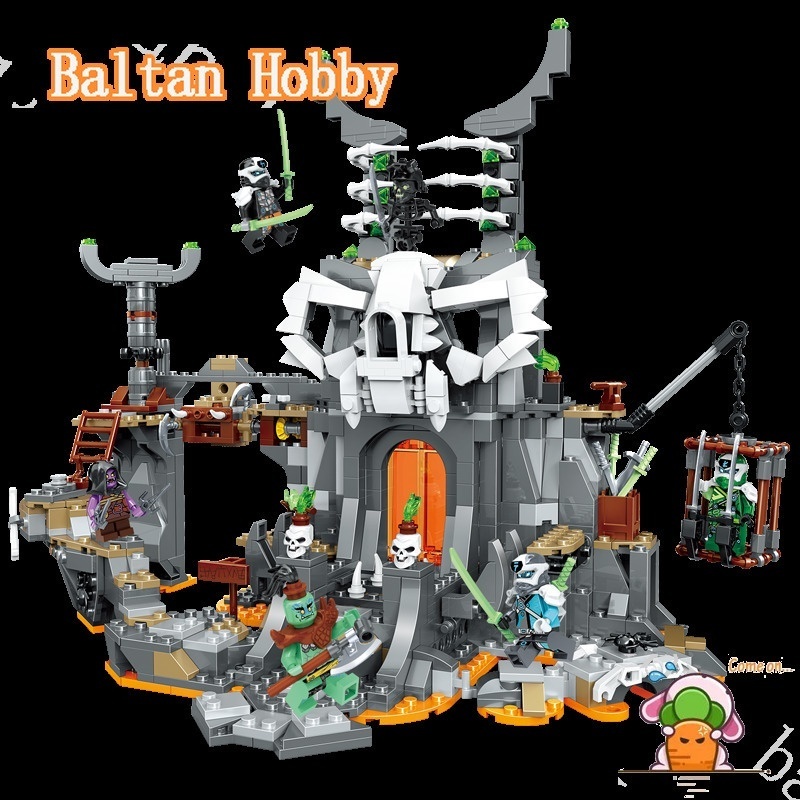 Đồ chơi baltan bh1 tương thích với ninjago 71722 skull sorcerer's dungeon 61066 building blocks toy en5