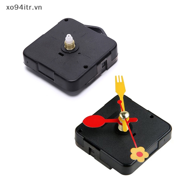 Xoitr bộ chuyển động đồng hồ dễ thương cơ chế trục chính bộ phận sửa chữa thay thế với nĩa hoa hình thìa con trỏ vn