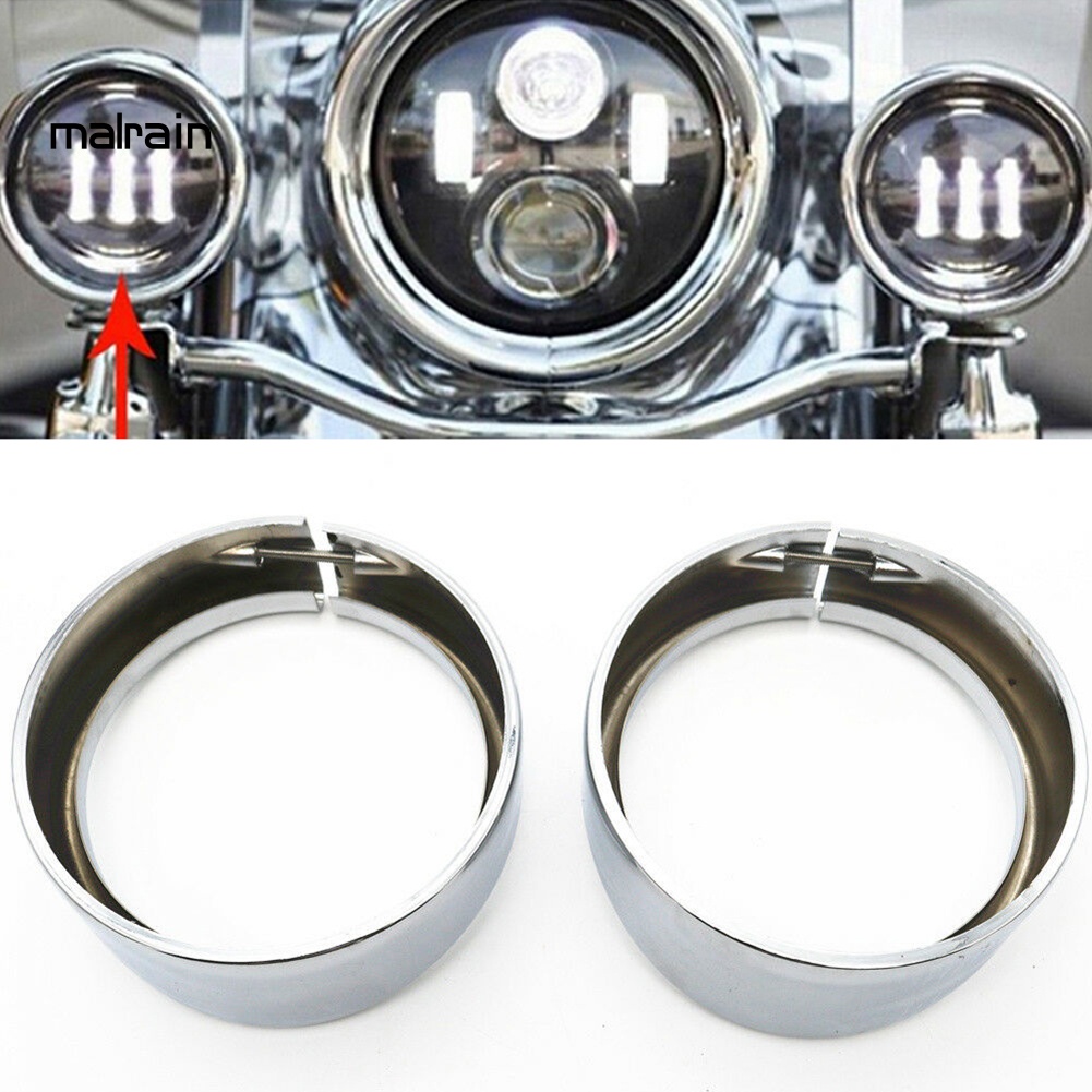 Bộ 2 Khung Bảo Vệ Đèn Xe Máy 4.5inch