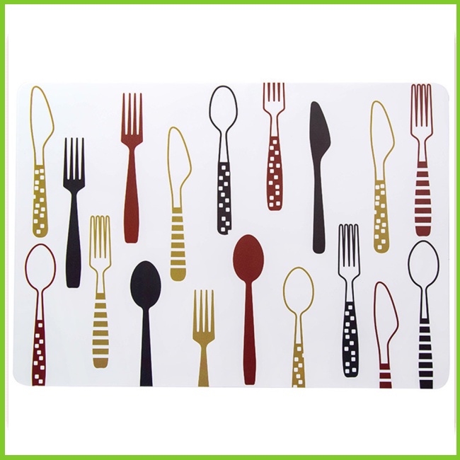 Tấm Lót Bàn Ăn Họa Tiết Hoạt Hình Đơn Giản