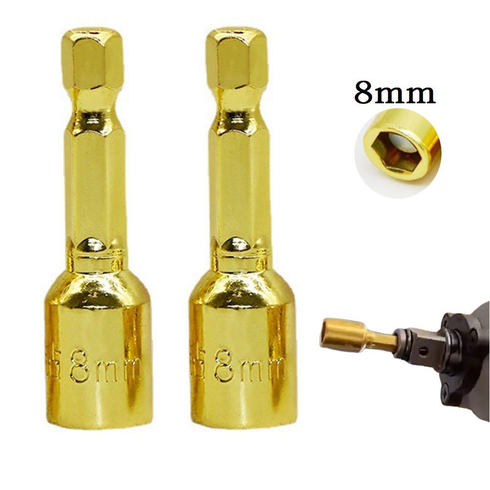 Set 2 Đầu Chuyển Đổi Mũi Khoan Từ Tính 8mm Chuyên Dụng