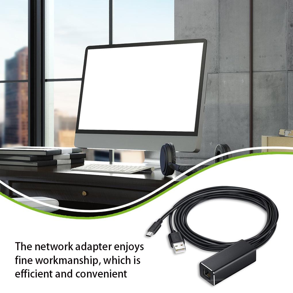 Đầu Chuyển Đổi Kết Nối Mạng Ethernet USB Kích Thước Nhỏ Chuyên Nghiệp