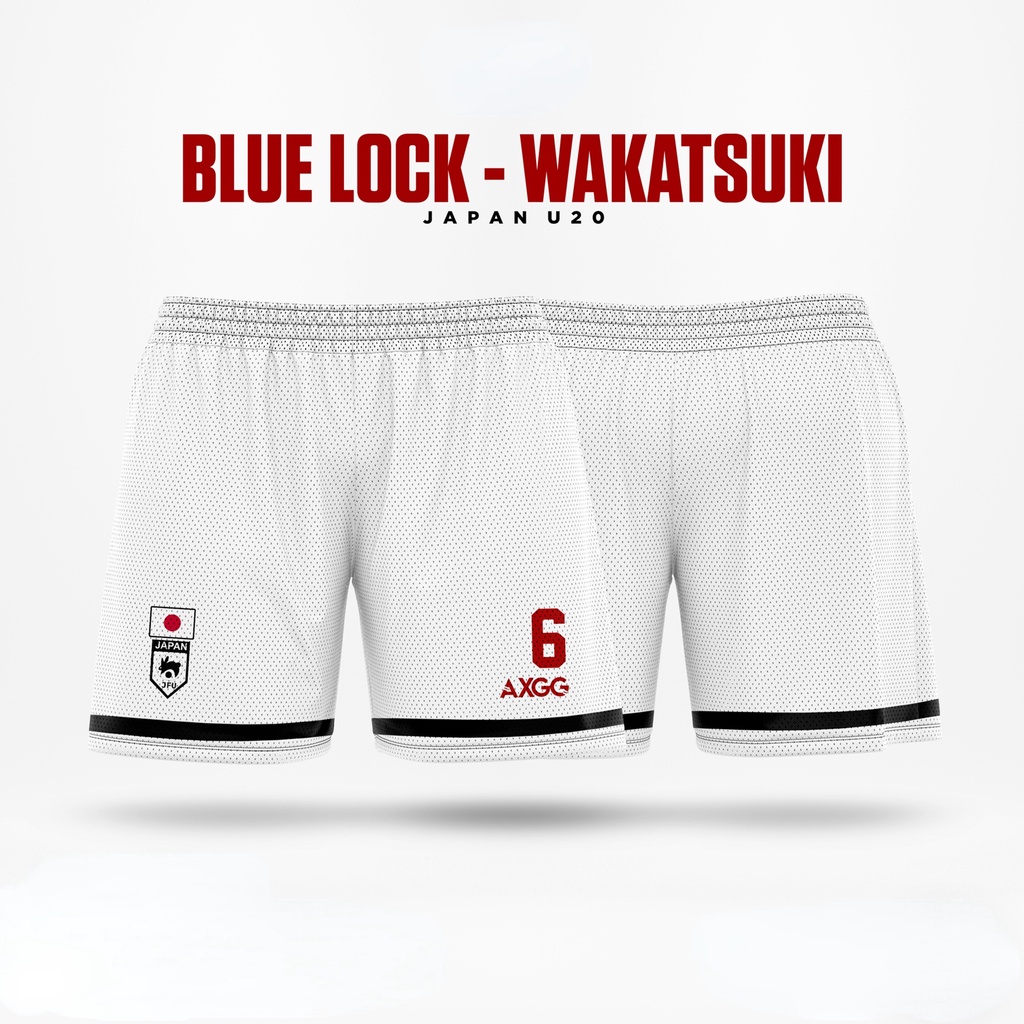 "Blue Lock - Quần Short Unisex Anime Jersey U20" Nhật Bản