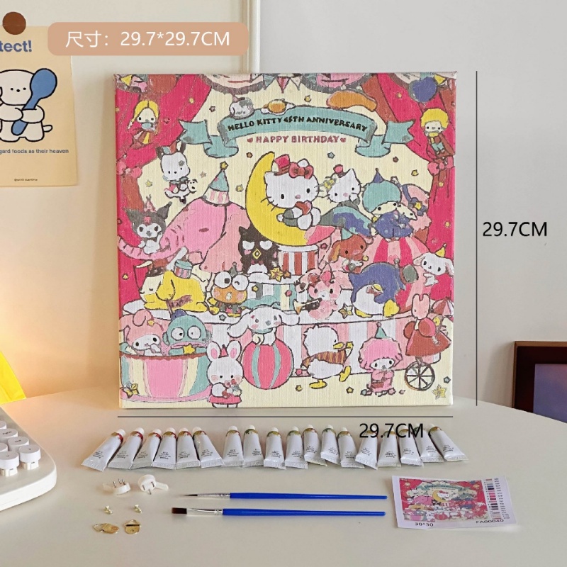 Khung -Tranh tô màu số- Tranh số hóa nhỏ-Phim hoạt hình, Anime, Truyện tranh — tranh tự tô màu số-Tranh tự tô màu số-Tranh số hóa anime-Trang trí nhà cửa-đồ chơi