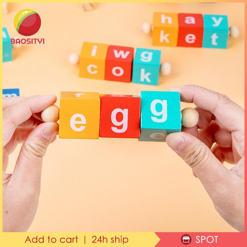 [Baosity1] Thẻ Đọc Sách Đánh Vần Hai Mặt Kèm 32 Thẻ