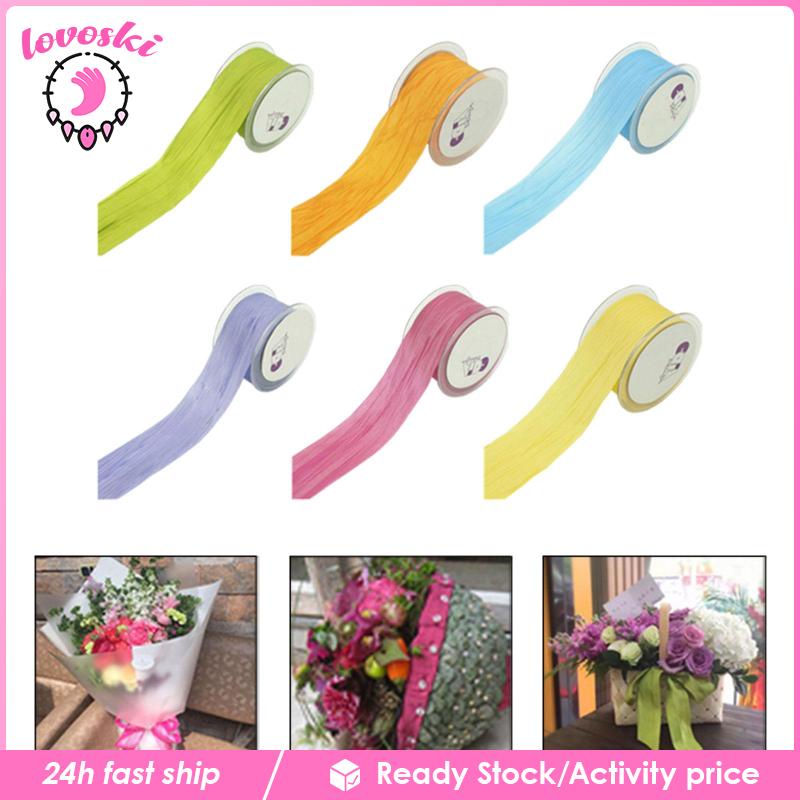 [Lovoski] 6 Cuộn Ruy Băng Nhăn Làm Nơ Cho Ngày Valentines