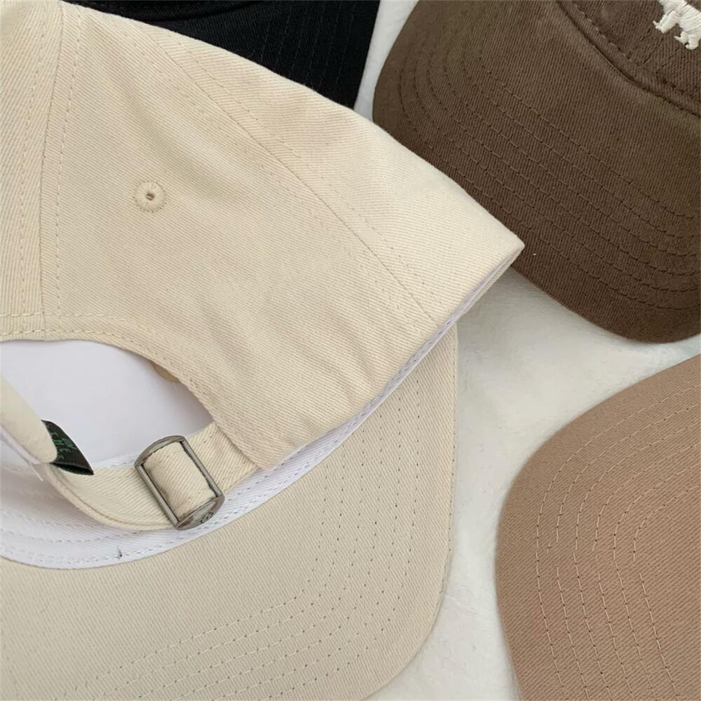 Mũ Lưỡi Trai Có Thể Điều Chỉnh Mũ Bóng Chày Thêu Đơn Giản Dễ Phối Cho Cả Nam Và Nữ Bằng Cotton Chải