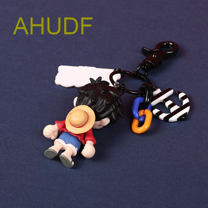 Móc Khóa Hình Nhân Vật Luffy Trong One Piece 3D Bằng PVC