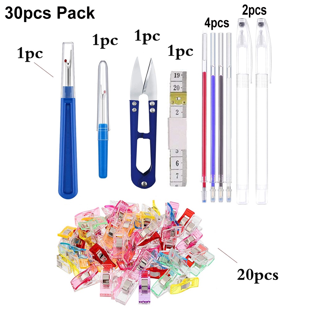 Set 30 Kẹp Vải May Vá Thủ Công