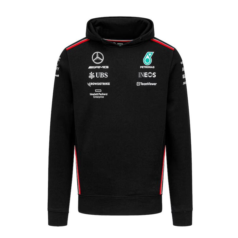 Set Áo Khoác Tay Dài + Áo Hoodie Unisex Cho Mercedes AMG Petronas F1 2023 F1 2023