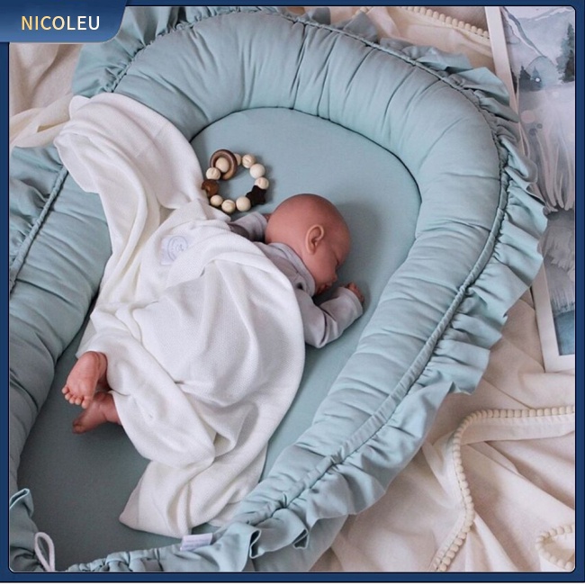 Đồ Chơi Nhân Vật Nicoleu | Giường Ngủ Cotton Mềm Mại Dành Cho Bé Khi Đi Du Lịch Cắm Trại