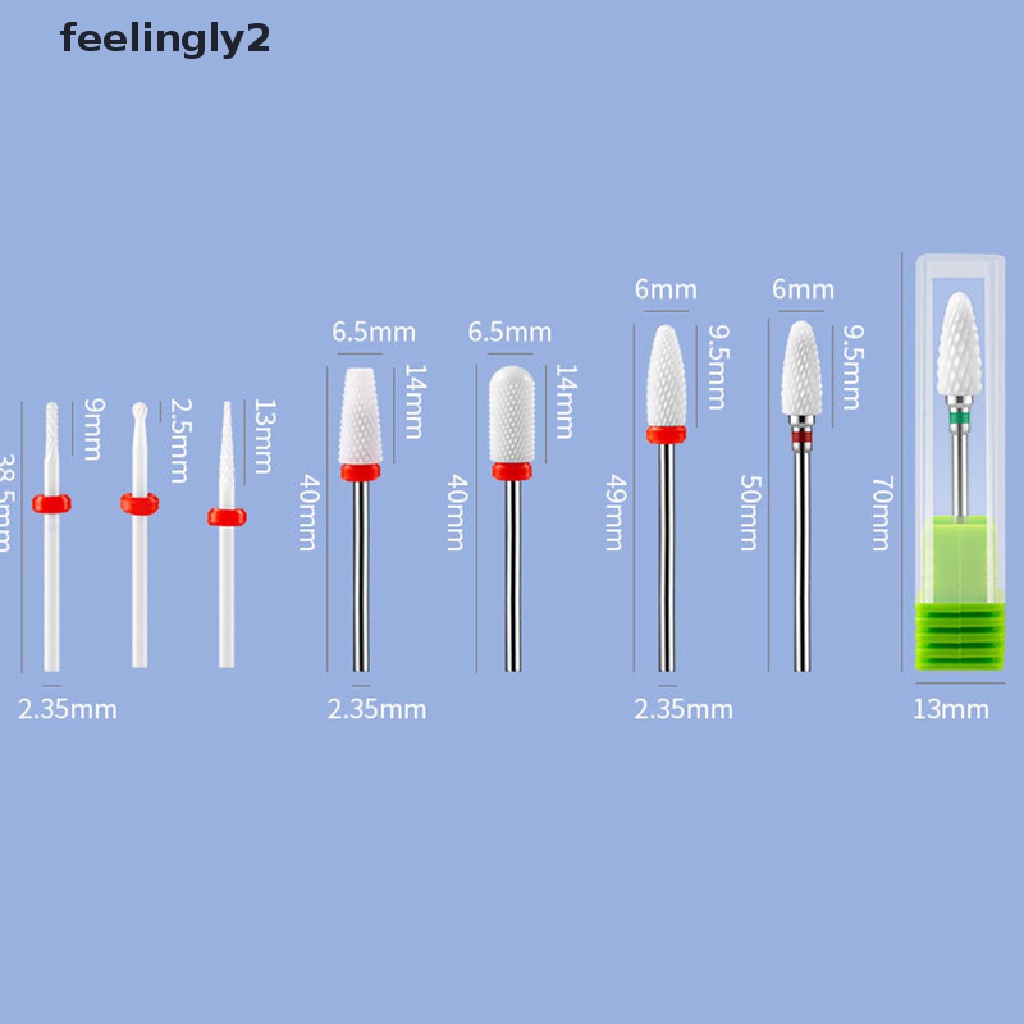 1 Mũi Khoan Dũa Móng Tay Bằng Sứ Vonfram Chất Lượng Cao