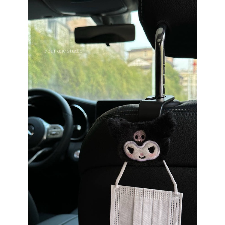 Clow M Car Hook Cute Car Seat Multifunctional Storage Rear Storage Rack for Girls Car Interior Supplies TMbA