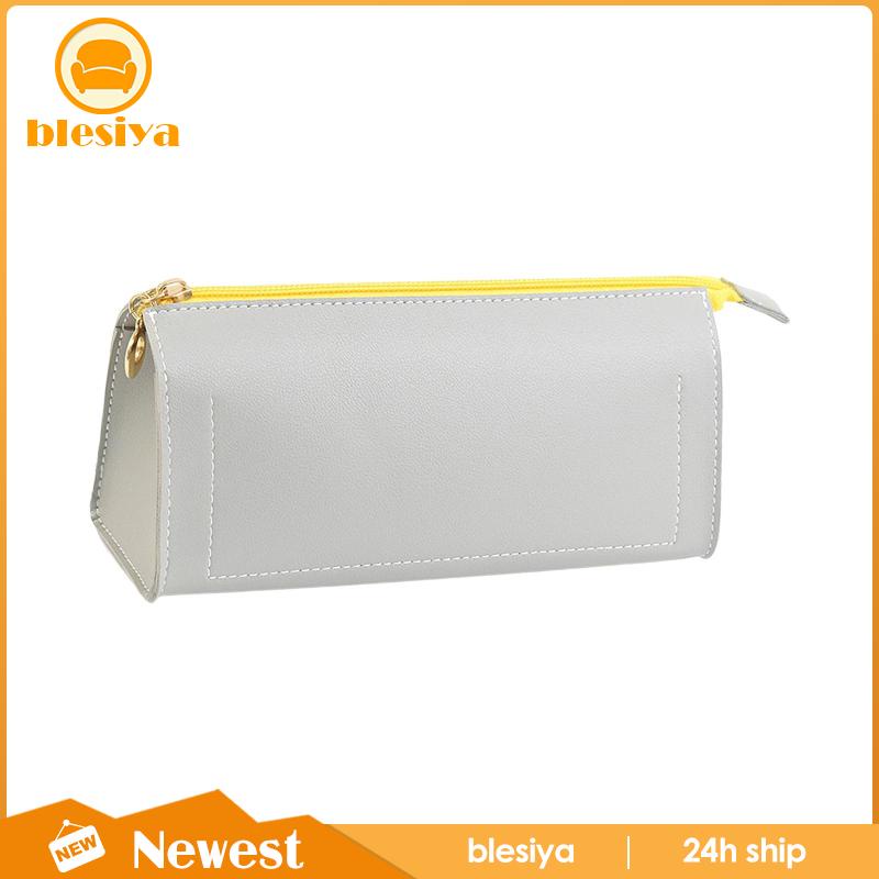 [Blesiya] Hộp Đựng Bút Chì Nhiều Ngăn Sức Chứa Lớn Màu Xám