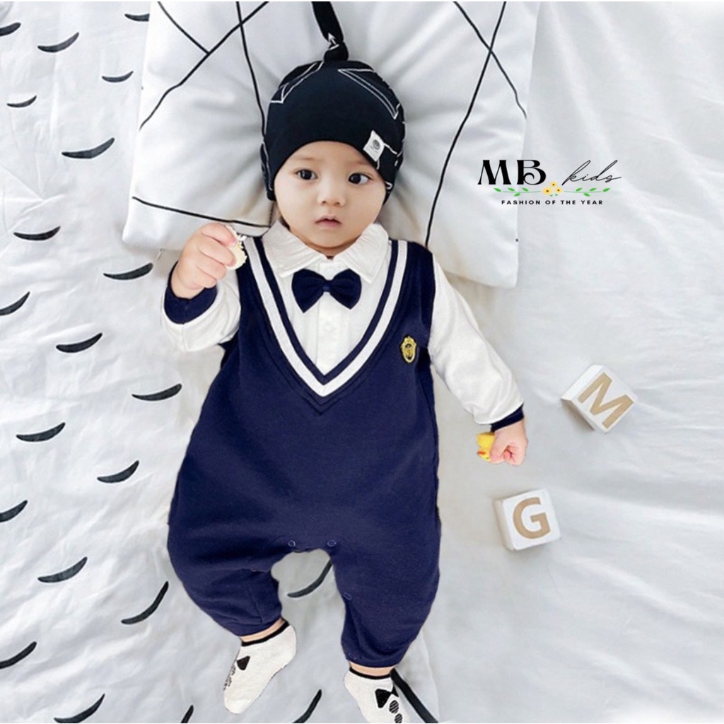 SALE BODY CÔNG TỬ BÉ TRAI DÀI TAY CAO CẤP SIZE 4-15KG