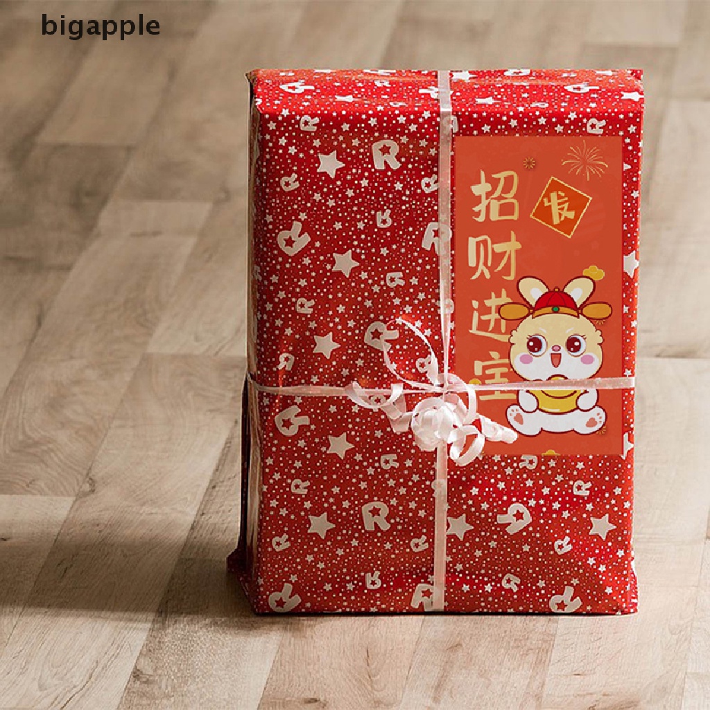 Set 500 Miếng Dán Họa Tiết Thỏ Hoạt Hình Trang Trí Giáng Sinh Năm Mới 2023