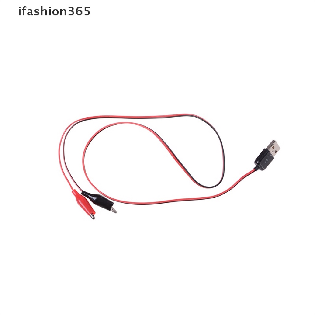 [ifashion365] Usb Kẹp Cá Sấu Kiểm Tra Điện Áp Đầu Đực Sang Đầu Cái