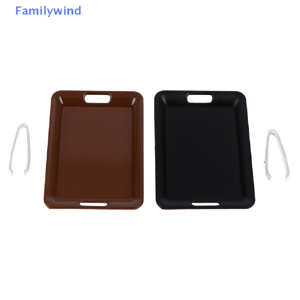 Khay Kim Loại Đựng Thức Ăn Tỉ Lệ 1 / 12 Trang Trí Nhà Búp Bê