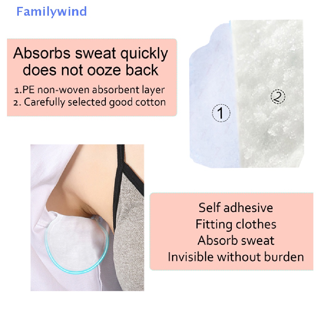 Set 20 Miếng Dán Thấm Hút Mồ Hôi Cho Vùng Da Dưới Cánh Tay