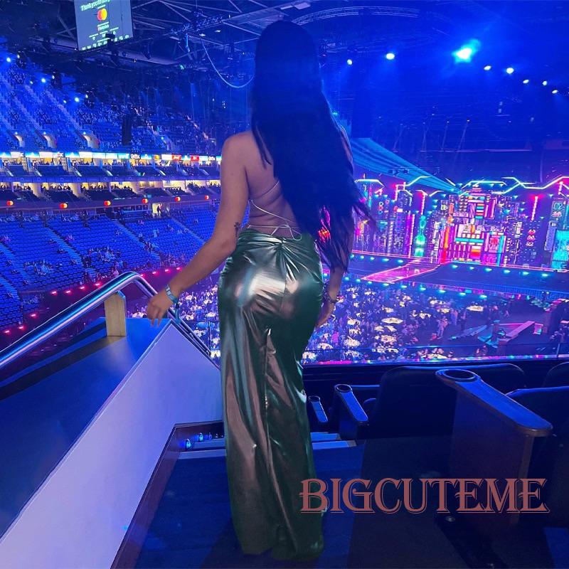 Đầm Sát Nách Hở Lưng Phối Dây Rút Thời Trang Đi Biển Cho Nữ