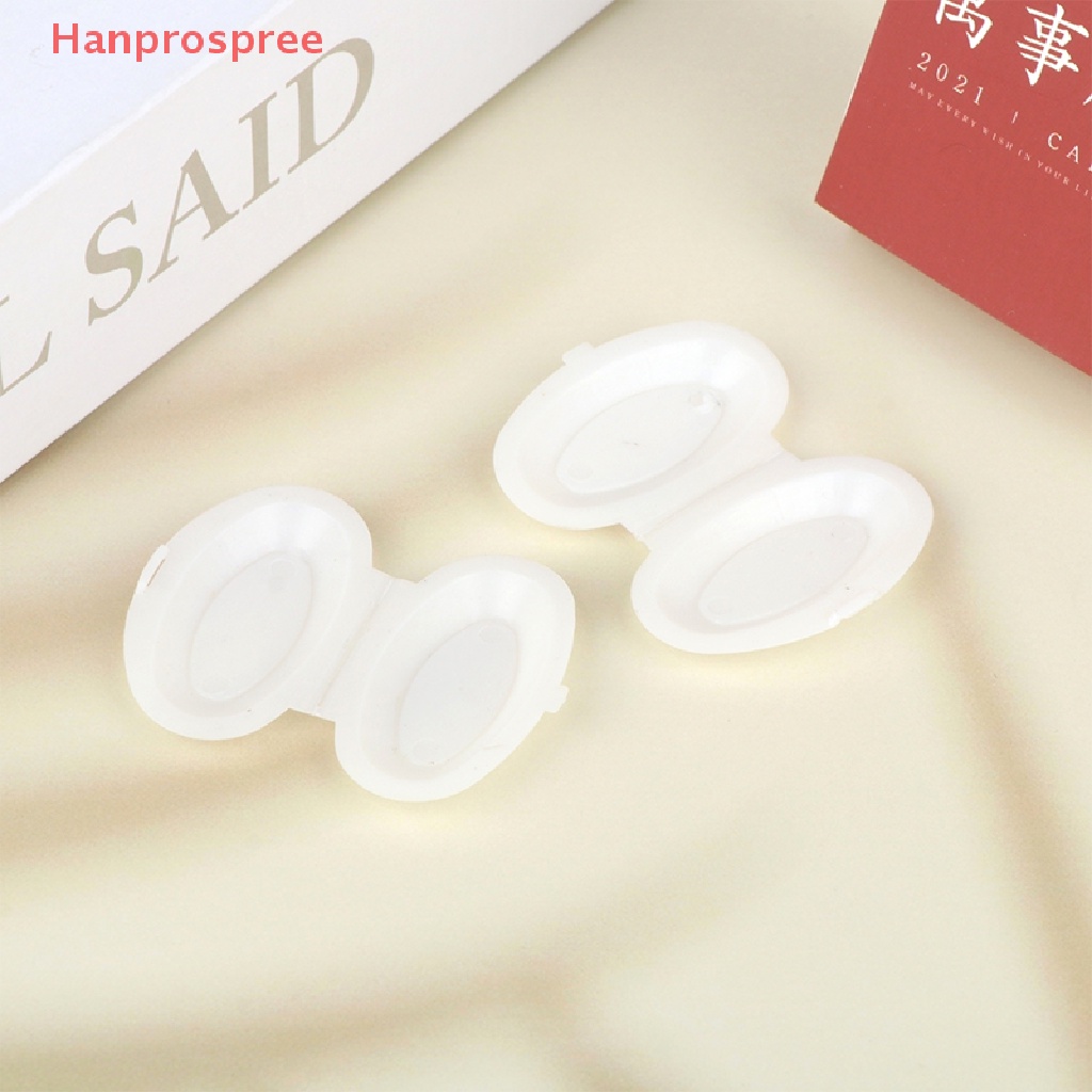 Bộ 2 Hộp Cơm Trưa Hình Oval Màu Trắng Dùng Một Lần Trang Trí Nhà Búp Bê 1: 12