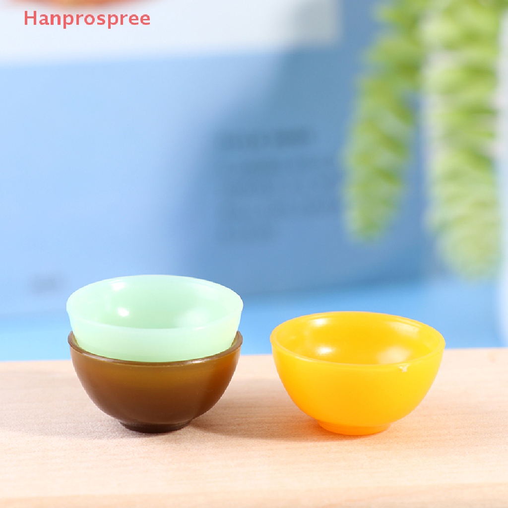 Set 5 Bát Tròn Trang Trí Nhà Búp Bê Tỉ Lệ 1: 12