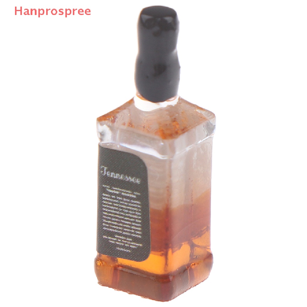 Set 2 Chai Rượu Mini Tỉ Lệ 1 / 12 Dùng Để Trang Trí Nhà Búp Bê