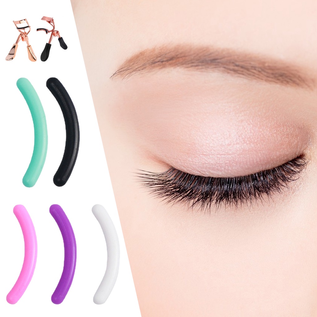 Hộp 30 Miếng Đệm Silicone Uốn Cong Lông Mi Độ Đàn Hồi Cao Thiết Kế Cong Kèm Hộp Đựng Dành Cho Bạn Nữ